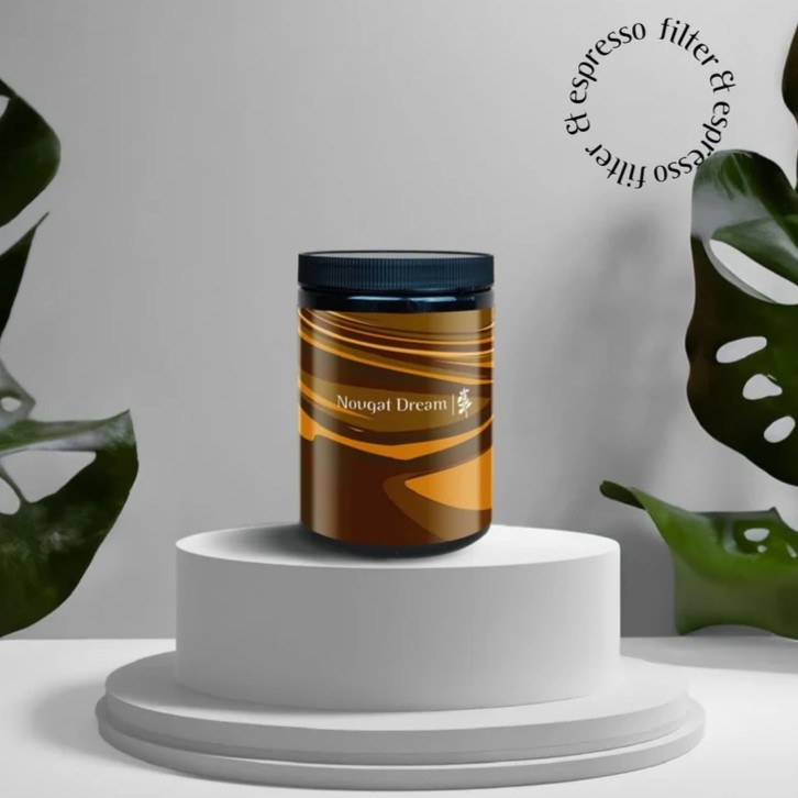 Kaffeebohnen lightroast nougat